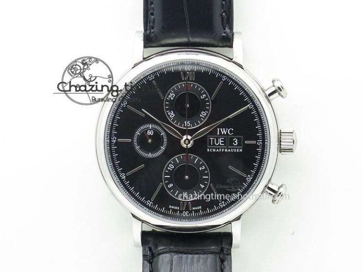 MIROTIME 0324 Portugieser Auto IWC0562A APSF 1:1 Best Edition White RG Dial on SS Bracelet A Unique 6991